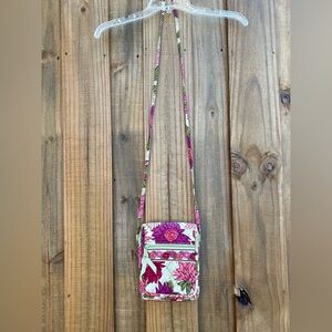 Vera Bradley Mini Hipster Crossbody Bag in Hello Dahlia! Pattern